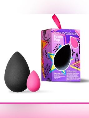 beautyblender Foam Pop Blending Duo - Black & Pink